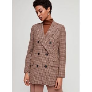 WILFRED | Margaux Blazer Plaid Double Breasted
Oversized Jacket 2 S Aritzia